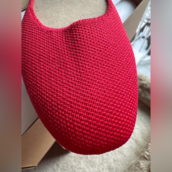 Rothy‘s red lollipop Square toe Mary Jane, size 9, NIB - Picture 5 of 8